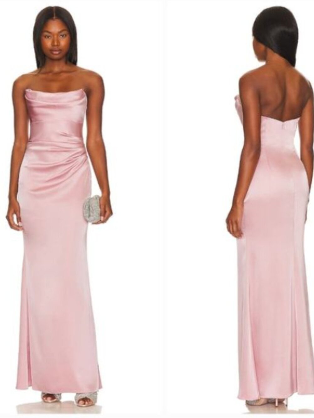 Katie May X Revolve Taylor Gown in Rose Quartz